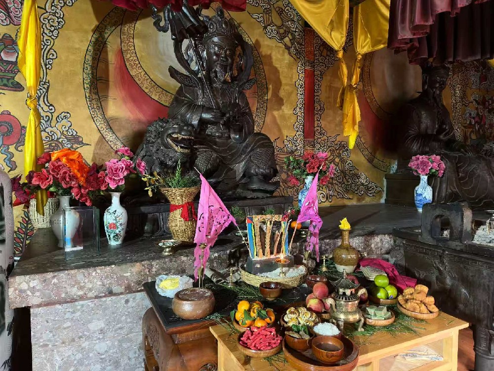 玉水寨举行祭素神仪式